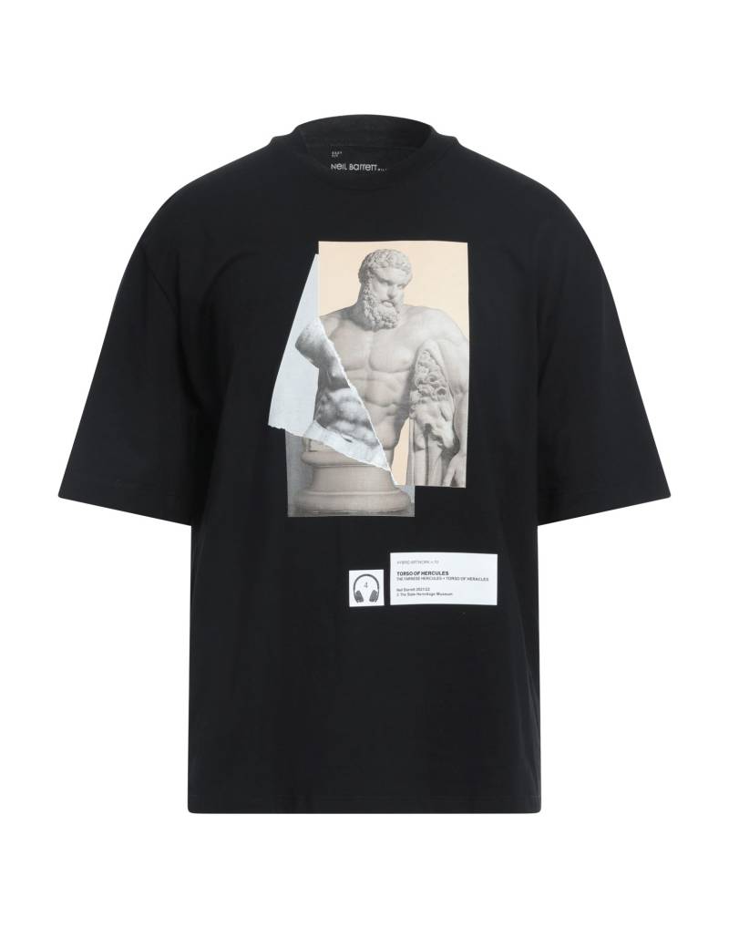 NEIL BARRETT T-shirts Herren Schwarz von NEIL BARRETT