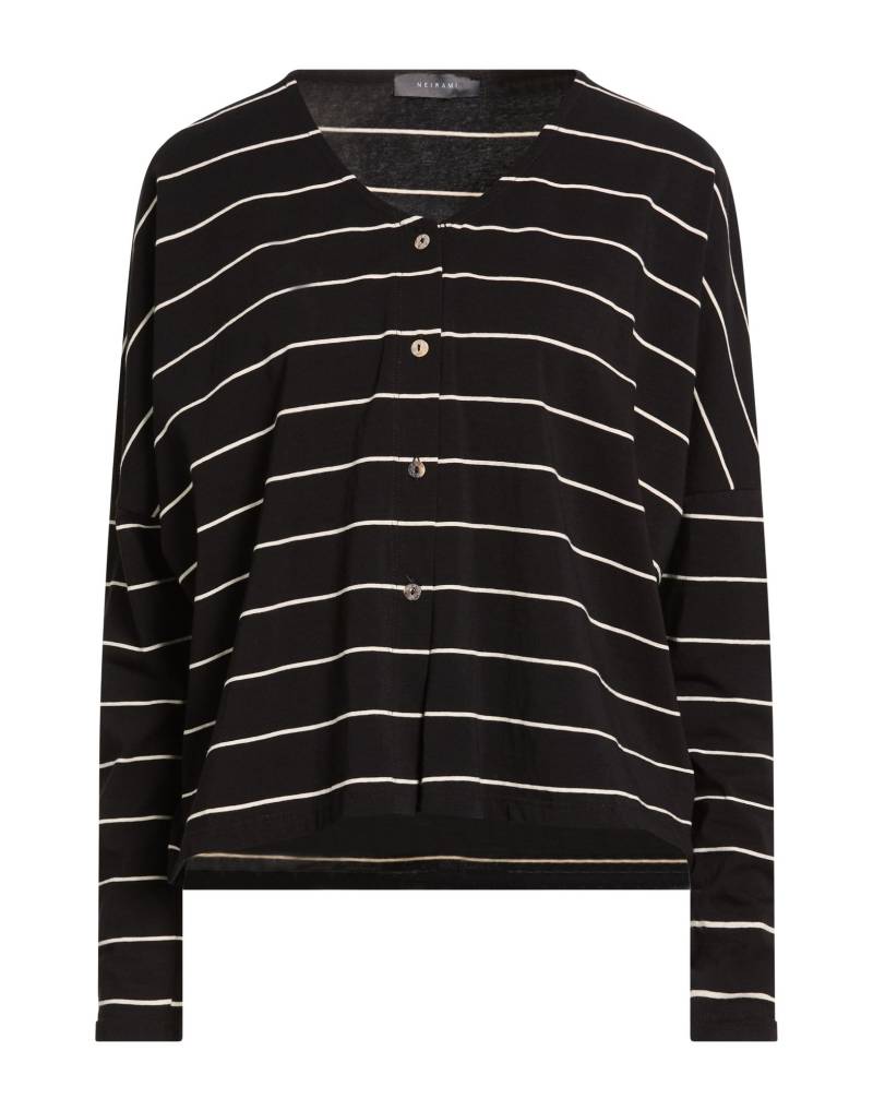 NEIRAMI Strickjacke Damen Schwarz von NEIRAMI