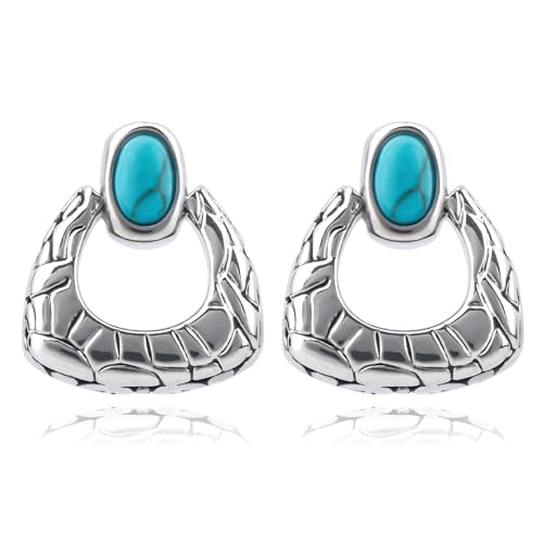 Krabbe Cowgirl Stiefel Feder Schleife Hufeisen Poker Asse Teardrop Ball Herz Seestern Muschel Ohrstecker für Frauen baumeln Tropfen Ohrstecker Statement Ohrringe Liebe Freundschaft Valentinstag von NEKOL