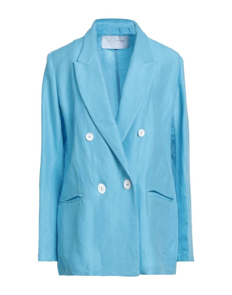 NENETTE Blazer Damen Azurblau von NENETTE