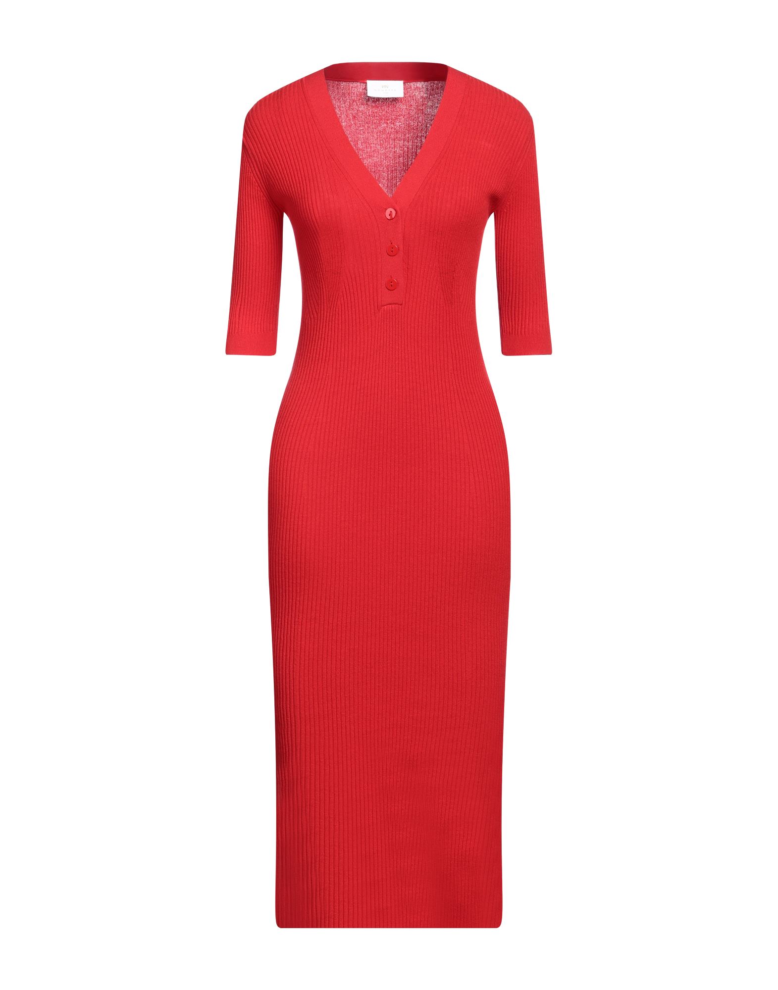 NENETTE Midi-kleid Damen Rot NENETTE Midi-kleid Damen Rot von NENETTE