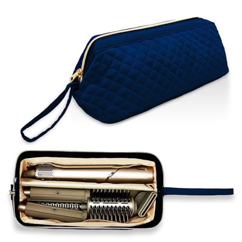 NENYX Hair Tools Reisetasche für Shark Flexstyle, tragbare Haifisch-Haartrocknerhülle, wasserdicht, staubdicht, stoßfest, flacher Lockenstab Reise-Organizer, blau von NENYX
