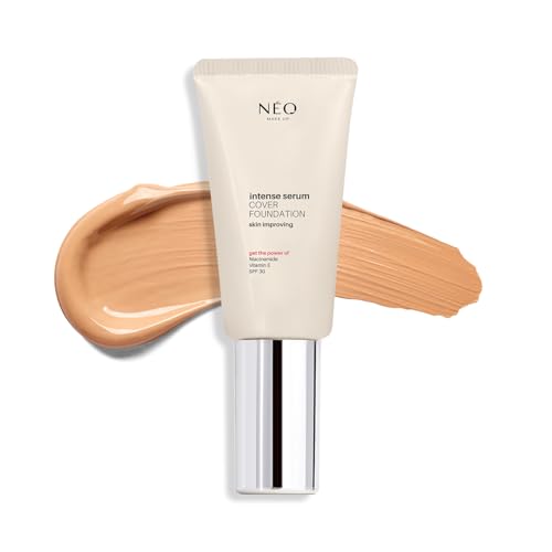 NEO MAKE UP Intense Serum Cover Foundation - Gesichts-make-up - Grundierung - Skin Care - Beauty - Gesichtspflege - SPF 30-03 Natural - 30 ml von NÉO MAKE UP