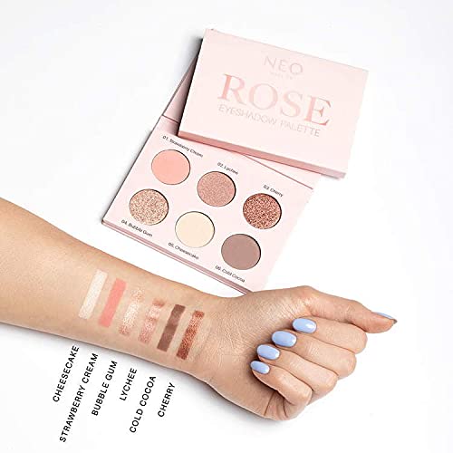 Neo Make Up Rose Lidschatten Palette 9g NeoNail Lidschatten von NÉO MAKE UP