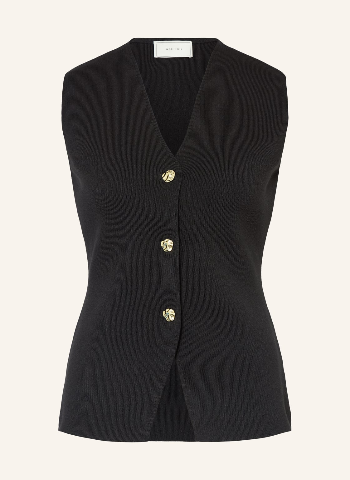 Neo Noir Blazerweste Sway schwarz von NEO NOIR