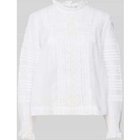 Neo Noir Bluse mit rückseitigem Knopfverschluss Modell 'Ebba' in Weiss, Größe 40 von NEO NOIR