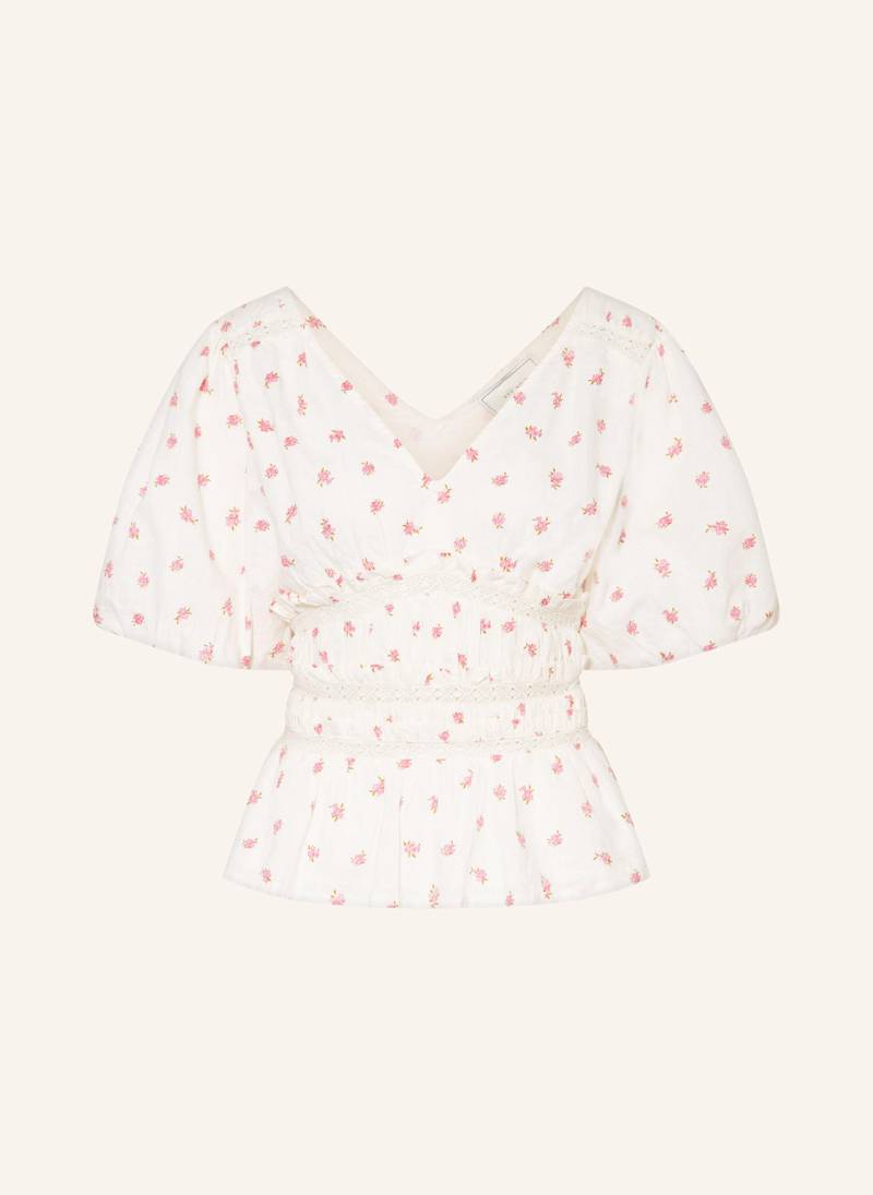 Neo Noir Blusenshirt Sapura Mit Spitze Und Rüschen weiss von NEO NOIR