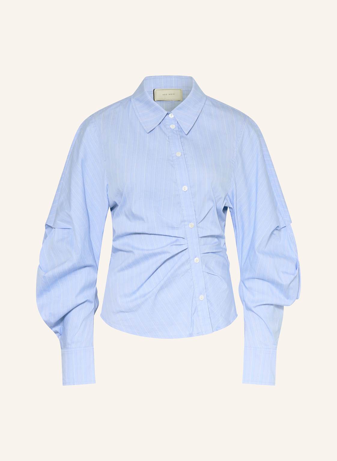 Neo Noir Hemdbluse Noella blau von NEO NOIR