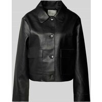 Neo Noir Jacke mit Knopfverschluss Modell 'Romana' in Black, Größe 36 von NEO NOIR