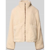 Neo Noir Jacke mit Teddyfell Modell 'Effa' in Cognac, Größe 34 von NEO NOIR