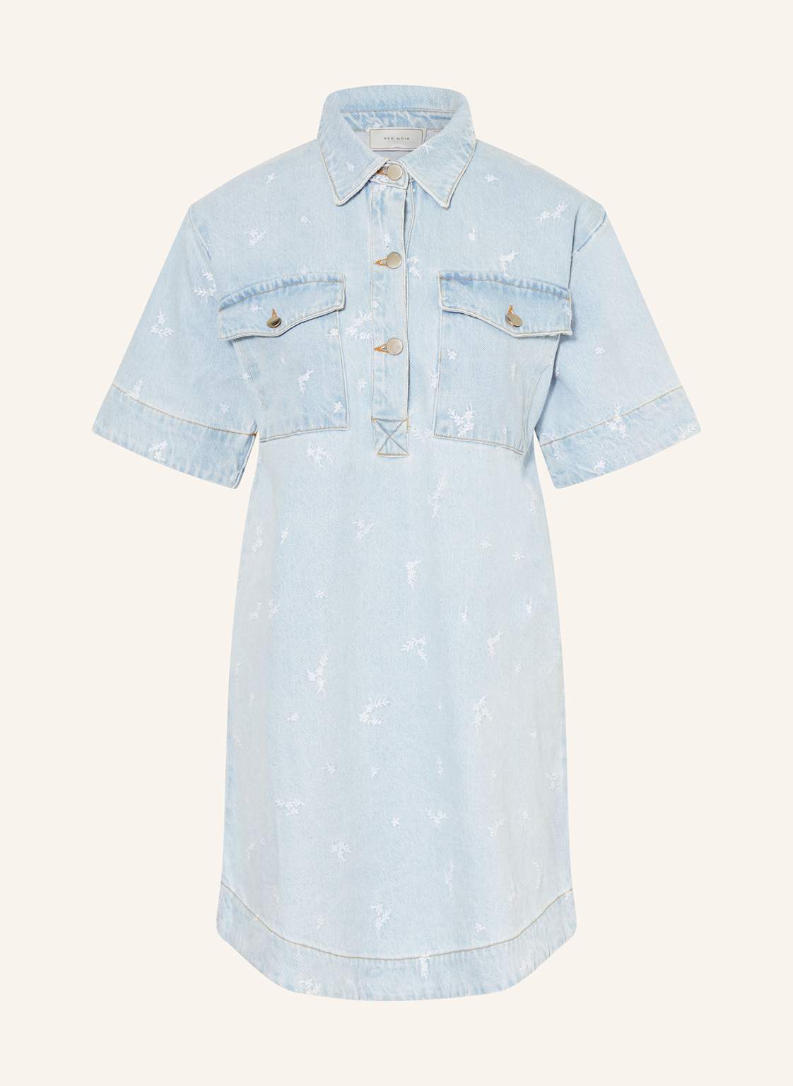 Neo Noir Jeanskleid Saras blau von NEO NOIR
