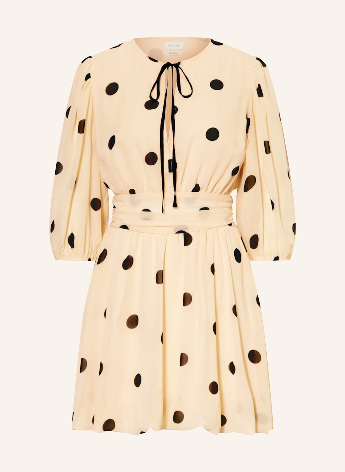 Neo Noir Kleid Consetta Mit 3/4-Arm weiss von NEO NOIR