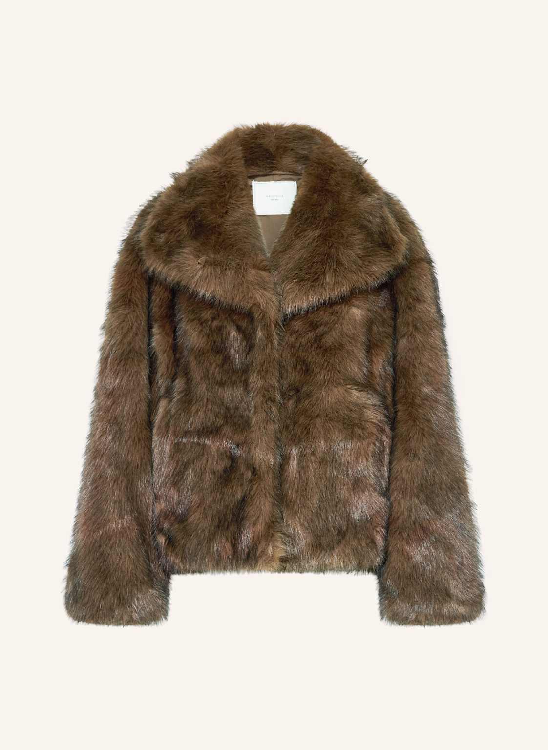 Neo Noir Kunstfell-Jacke Stephanie braun von NEO NOIR