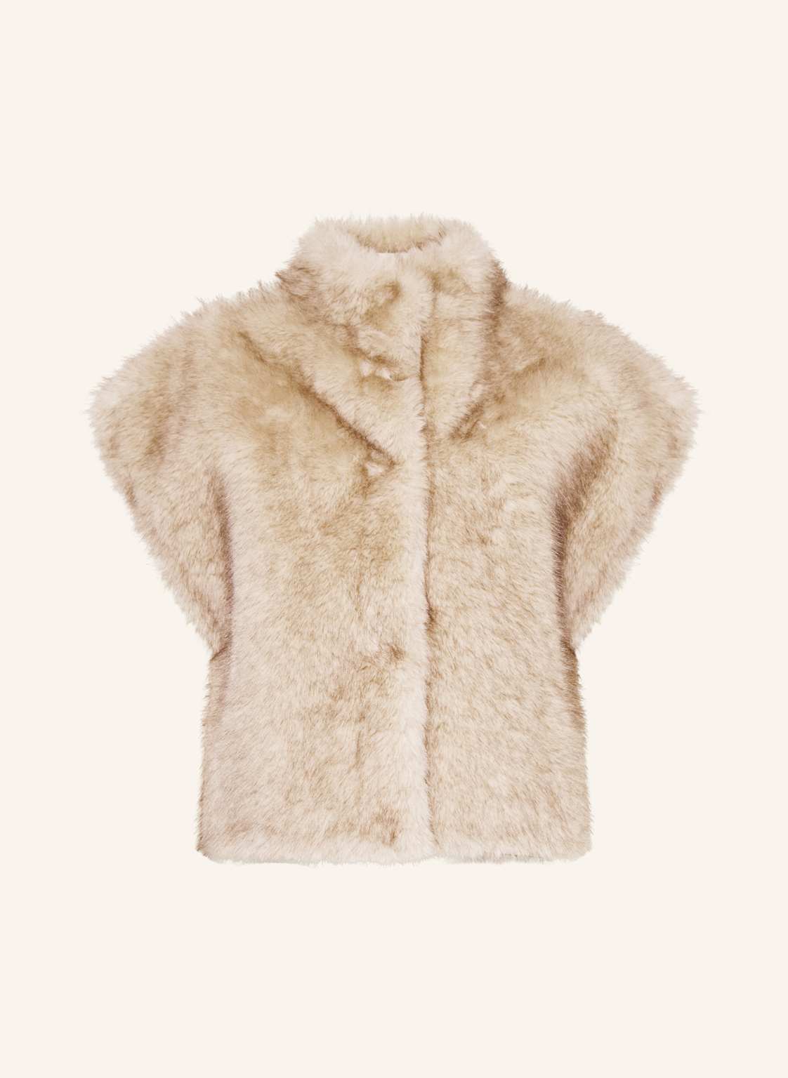 Neo Noir Kunstpelz-Weste Kevini beige von NEO NOIR
