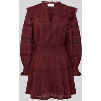 Neo Noir Minikleid mit V-Ausschnitt Modell 'Aran' in Bordeaux, Größe 42 Neo Noir Minikleid mit V-Ausschnitt Modell 'Aran' in Bordeaux, Größe 42 von NEO NOIR