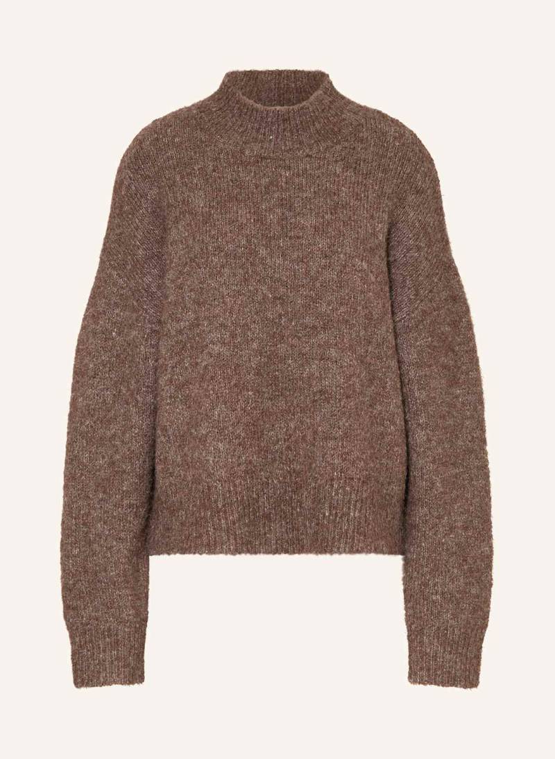 Neo Noir Pullover Pauliana braun von NEO NOIR