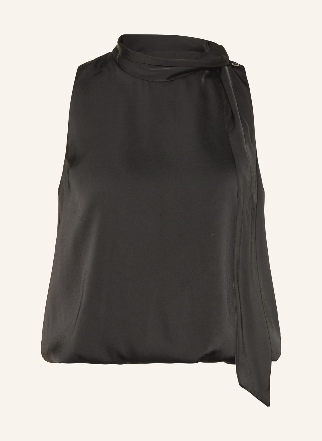 Neo Noir Satintop Veda Mit Schluppe schwarz von NEO NOIR