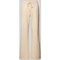 Neo Noir Straight Fit Leinenhose mit Eingrifftaschen Modell 'Sonar' in Beige, Größe 42 von NEO NOIR