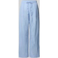 Neo Noir Straight Fit Leinenhose mit Eingrifftaschen Modell 'Sonar' in Hellblau, Größe 38 von NEO NOIR