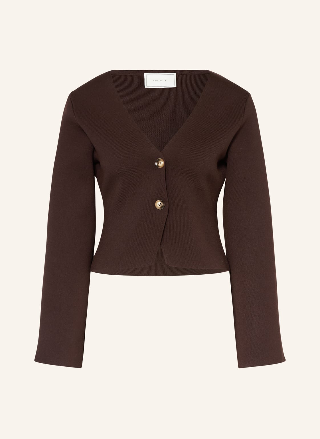 Neo Noir Strickjacke Fulvia braun von NEO NOIR