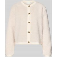 Neo Noir Strickjacke mit Knopfleiste in Offwhite, Größe 40 von NEO NOIR