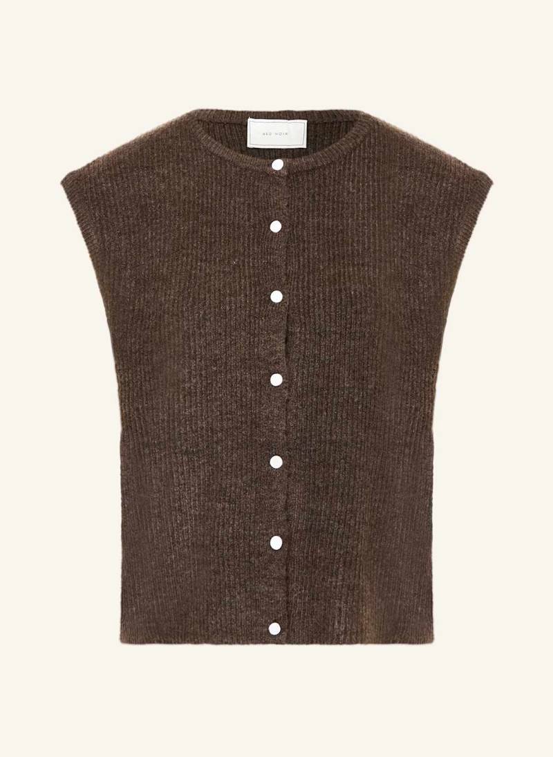 Neo Noir Strickweste Everest braun von NEO NOIR