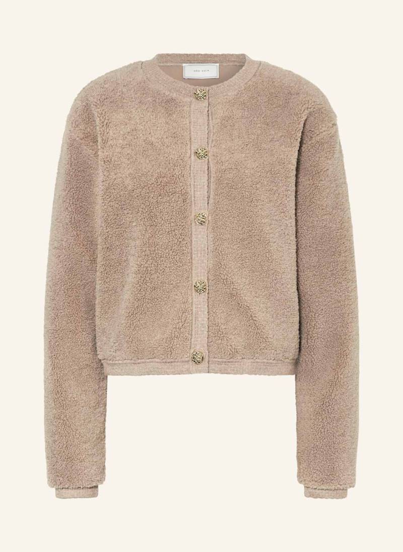 Neo Noir Teddyfell-Jacke beige von NEO NOIR