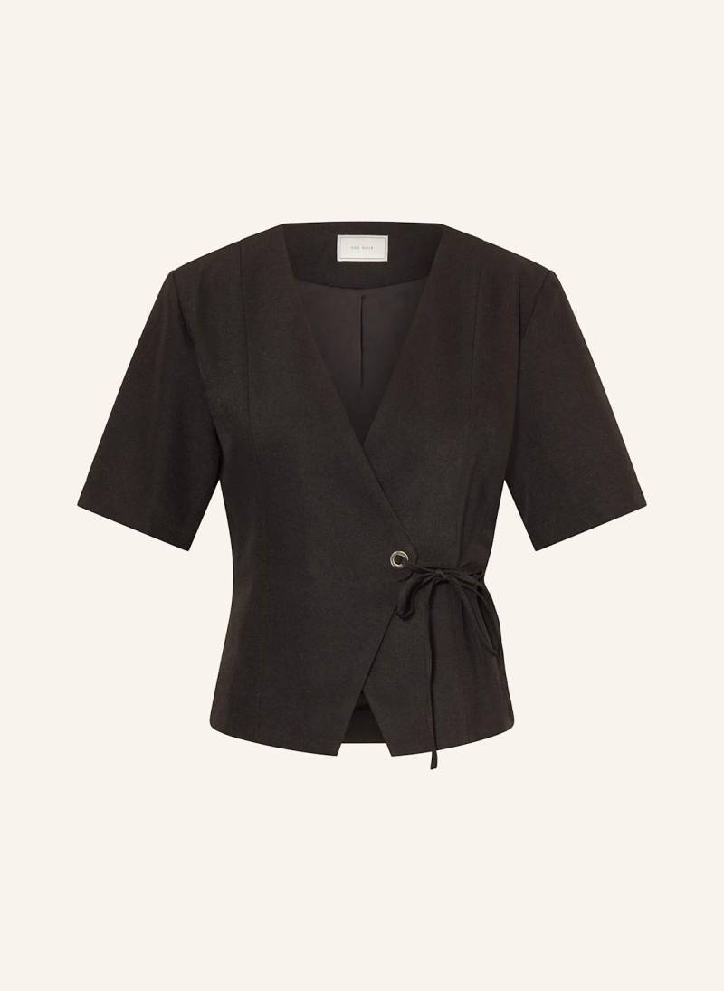 Neo Noir Wickelbluse Simmo schwarz von NEO NOIR