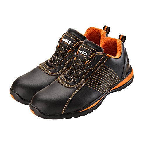 NEO Arbeitsschuhe Leder SB SRA Sicherheitsschuhe Halbschuhe sportlich Stahlkappen schwarz 39-47 43 von NEO TOOLS