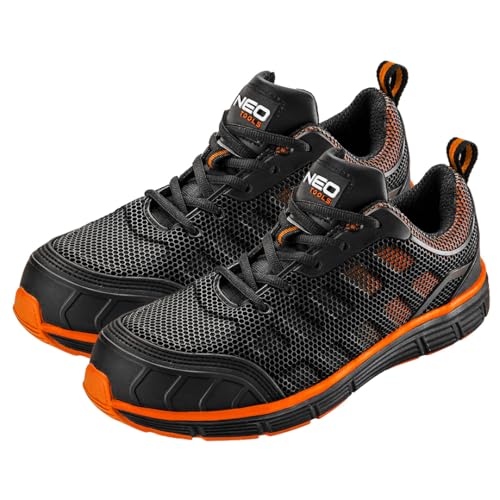 NEO Sicherheitsschuhe S1 SRC Arbeitsschuhe Halbschuhe atmungsaktiv sportlich schwarz 39-47 41 von NEO TOOLS