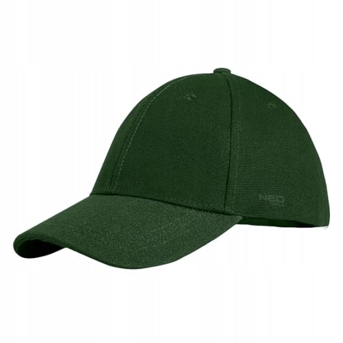 NEO TOOLS Baseballkappe Herren und Damen 100% Baumwolle - Grün - Verstellbar Kappe - Einfarbig Sonnenmütze - Baseball Cap von NEO TOOLS