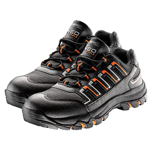 NEO TOOLS Berufshalbschuhe OB, Stiefelschaft gefertigt aus synthetischem PU, Sohle gefertigt aus Gummi und Eva, SRA OB (eu_Footwear_Size_System, Adult, Numeric, medium, Numeric_44) von NEO TOOLS