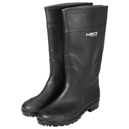NEO TOOLS Gummistiefel - Gumischtifel unisex Wasserdicht Rain Boots Gartenstiefel Atmungsaktiv Gummistiefeletten Wasserdichter Angelstiefel Schwarz - 39-46 NEO TOOLS Gummistiefel - Gumischtifel unisex Wasserdicht Rain Boots Gartenstiefel Atmungsaktiv Gummistiefeletten Wasserdichter Angelstiefel Schwarz - 39-46 von NEO TOOLS