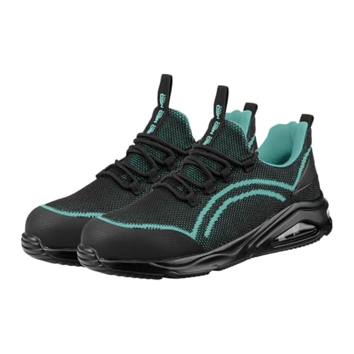 NEO TOOLS Sicherheitsschuhe Arbeitsschuhe Herren Damen Leicht Stahlkappenschuhe Atmungsaktiv mit Stahlkappe rutschfest Neo Air O1 SR Schwarz blau 39-47 EU von NEO TOOLS