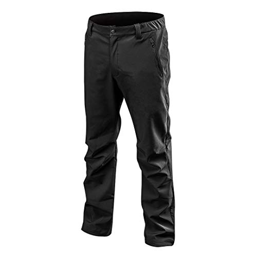 NEO TOOLS Softshellhose schwarz Winter Wasserdicht Softshell Hose Freizeithose Arbeitshose Outdoor Outdoorhose Sicherheitshose Wanderhose XXL von NEO TOOLS