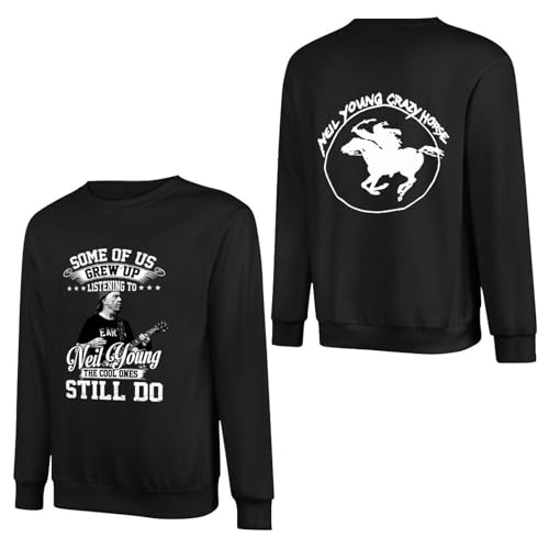 NEOEMLATY Neil Damen Herren Unisex Baumwolle Sweatshirt Young Crewneck Pullover Winter Langarmshirt Casual Rundhals Singer Sweater Oberteile für Männer Frauen Fans Merch Geschenke von NEOEMLATY