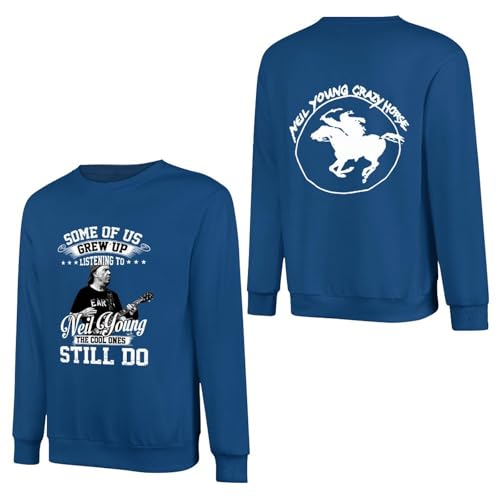 NEOEMLATY Neil Damen Herren Unisex Baumwolle Sweatshirt Young Crewneck Pullover Winter Langarmshirt Casual Rundhals Singer Sweater Oberteile für Männer Frauen Fans Merch Geschenke von NEOEMLATY