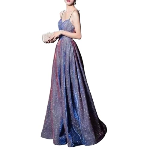 NEOFEN Lässiges Sommer-Boho-Blumendruck-Kleid für Damen mit V-Ausschnitt, ärmellos, hohe Taille, Lange Maxi-Strandkleider von NEOFEN