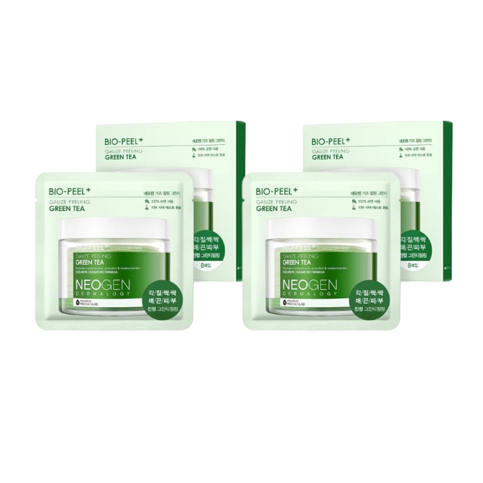NEOGEN Dermalogy - Bio - Peel Gauze Peeling - Green Tea - 8 Pads - 8pcs - Green (2ea) Set von NEOGEN Dermalogy