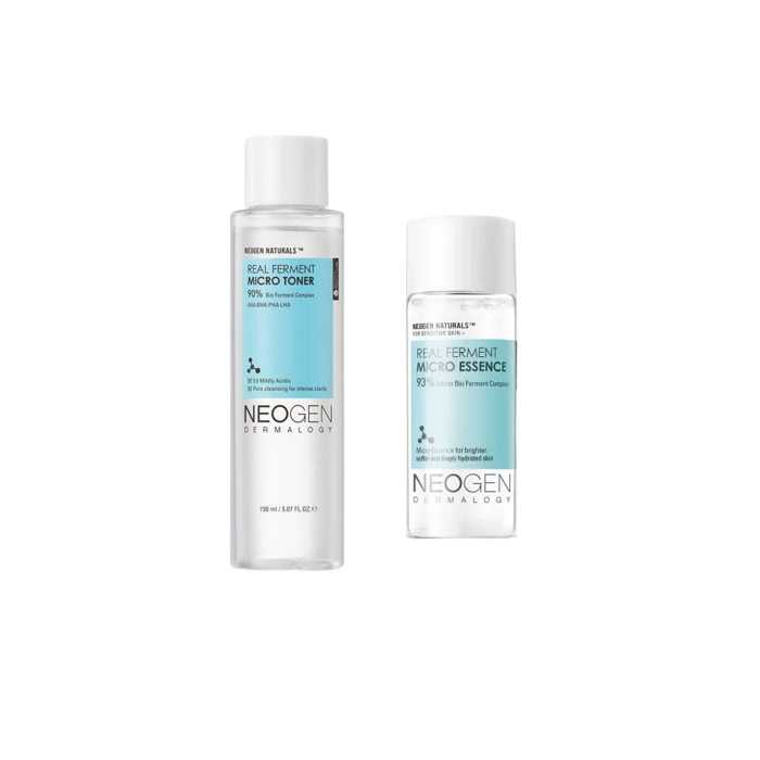 NEOGEN Dermalogy Real Ferment Micro Toner - 150ml (1ea) + Real Ferment Micro Essence - 10ml (1ea) Set von NEOGEN Dermalogy