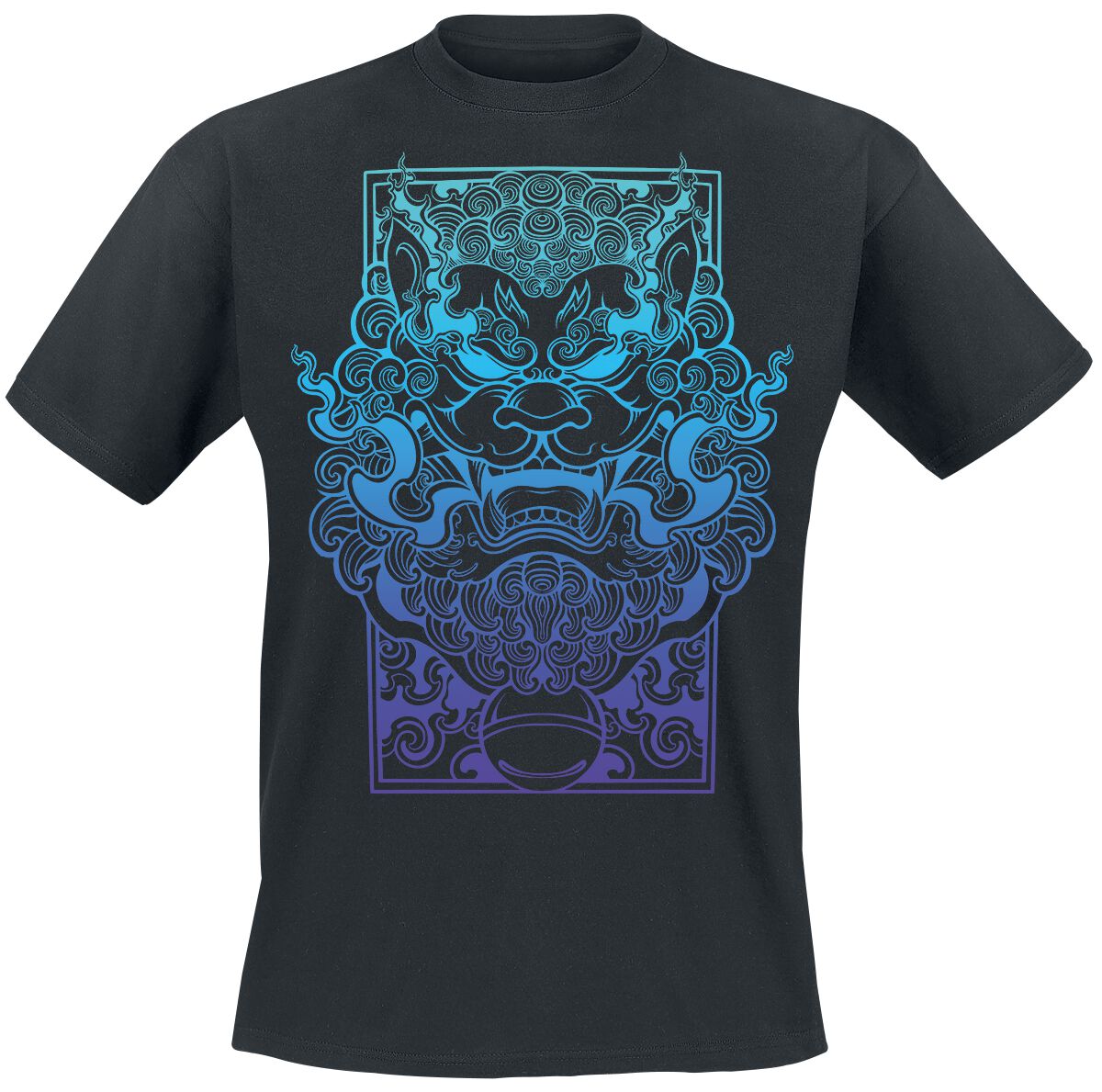 NEOMACHI - Gaming T-Shirt - KOMAINU - S bis 5XL - für Männer - Größe XXL - schwarz von NEOMACHI