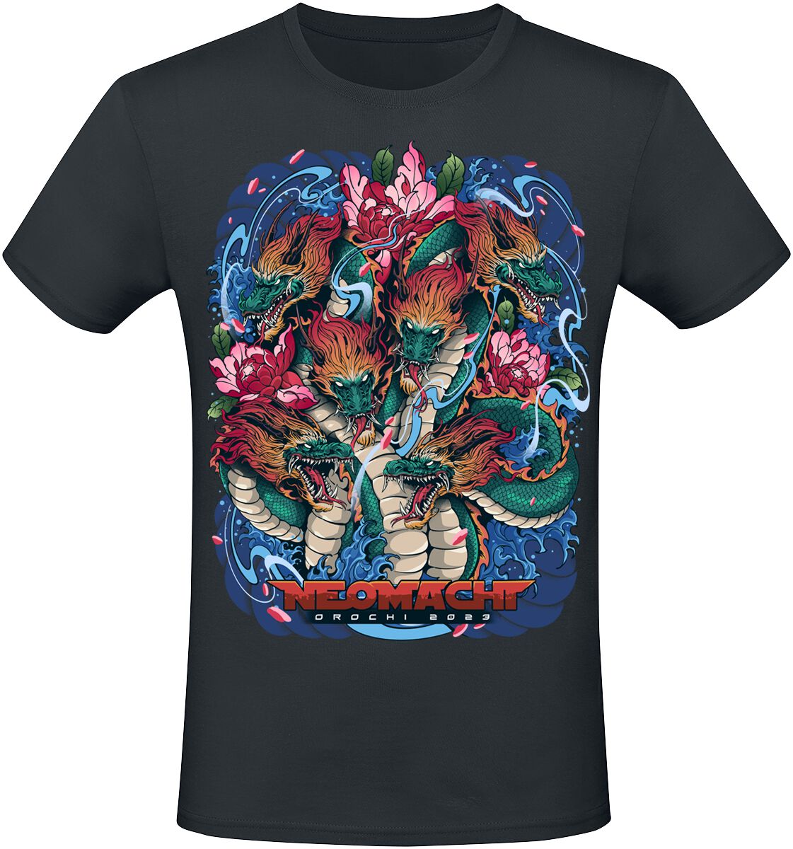 NEOMACHI - Gaming T-Shirt - OROCHI - S bis XXL - für Männer - Größe S - schwarz  - EMP exklusives Merchandise! von NEOMACHI