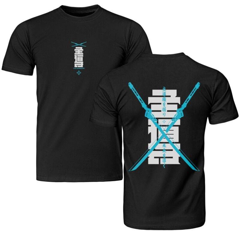 NEOMACHI LEAD T-Shirt schwarz in XXL von NEOMACHI