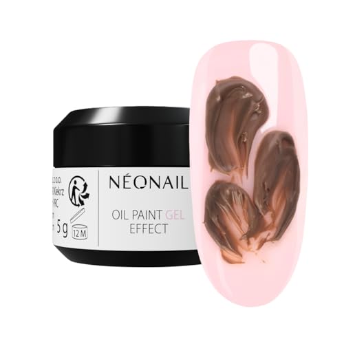 NÉONAIL Oil Paint Gel Effect - Braun - Timeless Texture - 3D Skulptur - Nageldesign Gel UV 3D - Aufbaugel Für Gelnägel - Kunstnägel - 3D Nail Art - 5 g von NÉONAIL