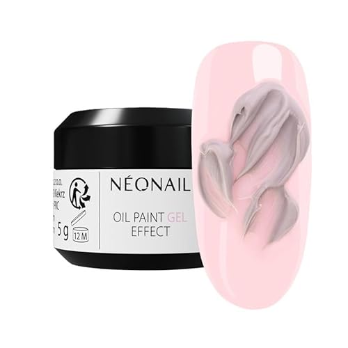 NÉONAIL Oil Paint Gel Effect - Grau - Quiet Impression - 3D Skulptur - Nageldesign Gel UV 3D - Aufbaugel Für Gelnägel - Kunstnägel - 3D Nail Art - 5 g von NÉONAIL