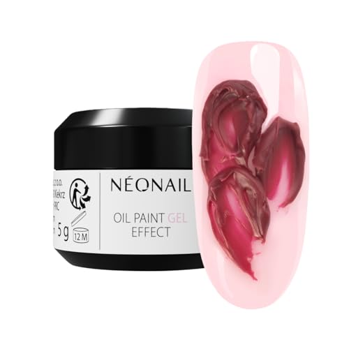 NÉONAIL Oil Paint Gel Effect - Painted Passion - Rot - 3D Skulptur - Nageldesign Gel UV 3D - Aufbaugel Für Gelnägel - Kunstnägel - 3D Nail Art - 5 g von NÉONAIL