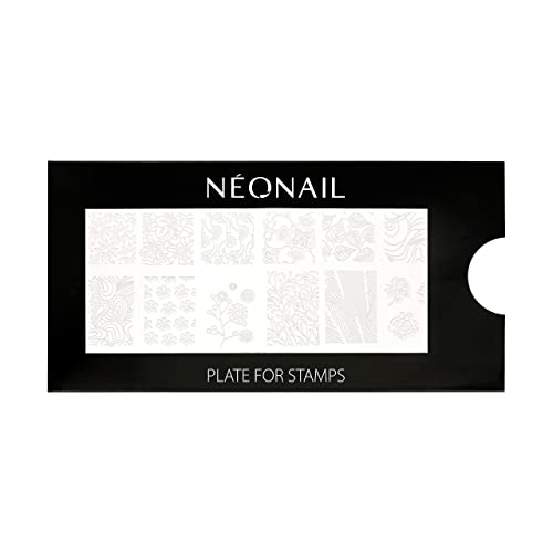 NEONAIL Stamping Plate 05 - Stamping Platte - Schablonen Platte - Nail Art - Nageldesign - Nagel Stempel Schablone - French Nails Schablone - Nagelkunst Stempel von NÉONAIL