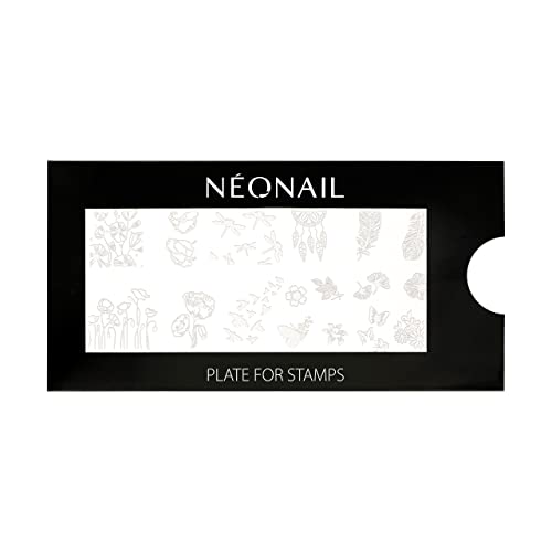 NEONAIL Stamping Plate 06 - Stamping Platte - Schablonen Platte - Nail Art - Nageldesign - Nagel Stempel Schablone - French Nails Schablone - Nagelkunst Stempel von NÉONAIL