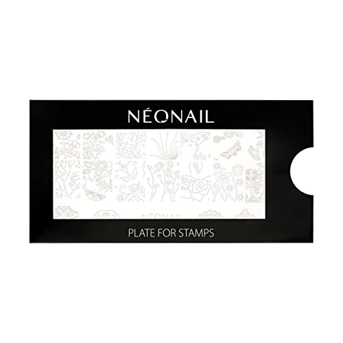 NEONAIL Stamping Plate 09 - Stamping Platte - Schablonen Platte - Nail Art - Nageldesign - Nagel Stempel Schablone - French Nails Schablone - Nagelkunst Stempel von NÉONAIL