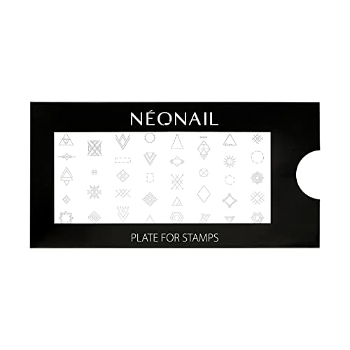 NEONAIL Stamping Plate 13 - Stamping Platte - Schablonen Platte - Nail Art - Nageldesign - Nagel Stempel Schablone - French Nails Schablone - Nagelkunst Stempel von NÉONAIL